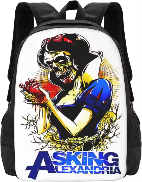 Mochila Asking Musics Alexandria para ordenador portátil, bolso de hombro, mochila de día para viaje y trabajo - 1