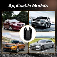 Tapa de válvula de acero inoxidable para ruedas de automóviles, tapa de válvula de metal antipolvo universal, 4 piezas - details 4