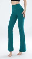 Leggings de mujer pantalones de yoga delgados pantalón de cintura alta de pierna ancha pantalón de campana deportivo transpirable de secado rápido - details 10