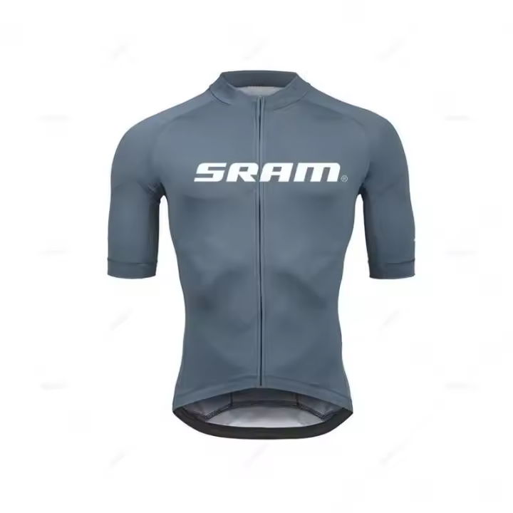 Conjunto de Sudadera de Equipo SRAM Uniforme de Bicicleta de Montaña Transpirable de Manga Corta - 1