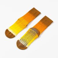 Calcetines de yoga transpirables de algodón de color degradado de cielo estrellado, calcetines deportivos antideslizantes, calcetines de pilates, calcetines de entrenamiento para baile y fitness - details 11