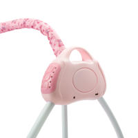 Cuna eléctrica con Bluetooth para bebé, cuna mecedora, cama infantil portátil, adecuada para bebés de 0 a 18 meses y dentro de 55,11 libras - details 9