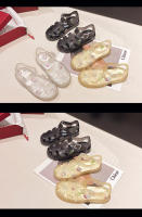 Nuevos zapatos de gelatina romana para niños, zapatos con agujero en la cabeza, zapatos de playa para niñas para vadear - details 25