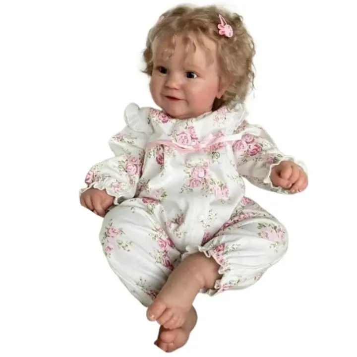 Muñeca De Bebé Reborn Realista De 50 CM Con Piel Pintada En 3D - 1