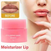 Mascarilla de Labios de Fresa Hidratante Cuidado de Labios para la Noche para Reducir las Líneas - details 1