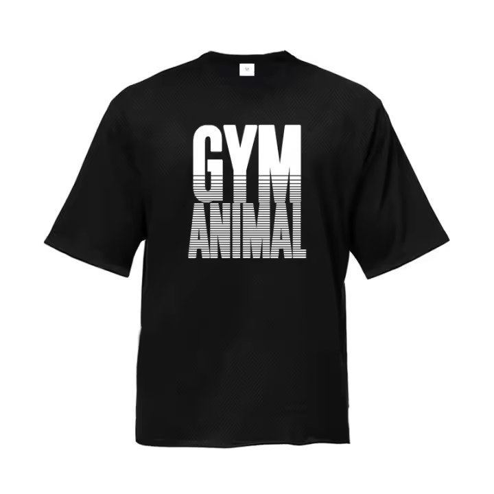 Oversized Mesh Quick Dry Half Sleeve T Shirt Mens Summer Loose Gym Clothing Bodybuilding Fitness T-shirt Casual Sports Tees Tops - 1