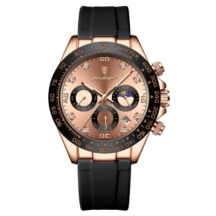 Reloj multifuncional de marca suiza con cinturón de acero sólido para hombre, reloj impermeable para hombre - 1