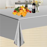 Mantel de Mesa de Plástico Dorado Rosa Cubierta de Mesa Desechable para Fiestas 137x274cm - details 9