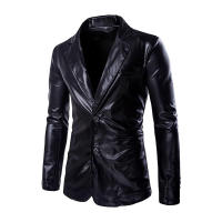 Nuevo abrigo con ribete de dos botones y un solo pecho para hombre a la moda - details 2