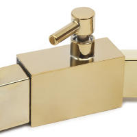 Sistema de ducha de lluvia dorado moderno, juego de ducha montado en la pared con cabezal de ducha de 9x9 pulgadas y ducha de mano de latón - details 7