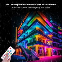 Luz de neón LED WS2812B RGB de 5V, cinta de píxeles flexible direccionable individualmente, Color de ensueño, tira de LED USB, lámpara de cuerda de silicona impermeable - details 7