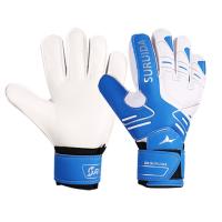 1 par de guantes de portero de talla 5-10, guantes antideslizantes de látex para portero de fútbol para niños, guantes de portero de juego suaves y gruesos, fútbol - details 3