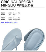 Nuevas chanclas sandalias versátiles casuales zapatillas de pellizco premium de media fregona de moda. - details 5