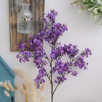 Rama de flor de melocotón Artificial de 97cm, flor de melocotón de seda elegante de plástico hecha a mano, flor falsa de tacto Real para sala de estar y escritorio - details 16