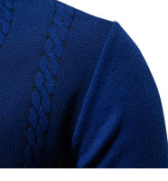 Camisa Polo De Manga Corta Para Hombre Estilo Retro Tejida Color Sólido Casual Negocios Jersey Anti-Shrink Primavera Verano - details 5