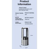 Ventilador sin aspas nuevo para dormitorio, oficina, escritorio, mini turbina de viento, carga transfronteriza, hogar pequeño, ventilador con luz - details 23