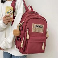 Mochila impermeable de gran capacidad para estudiantes, bolso escolar de nailon con cremallera y múltiples bolsillos, mochila informal de ocio para adolescentes, viaje - details 21