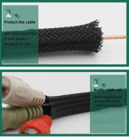 Dropship 1/5/10/50/M funda trenzada aislada negra 4/6/8/10/12/14/20/25mm funda de Cable de protección de prensaestopas de alambre PET apretado - details 3
