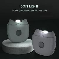 Tijeras de uñas eléctricas recargables, Mini cortaúñas para niños y adultos, recortador de uñas automático, pulido de manicura con luz - details 5