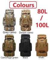 Bolsa de alpinismo de 80L/100L, mochila táctica militar grande para escalar, senderismo al aire libre, Camping, bolsas de viaje - details 2