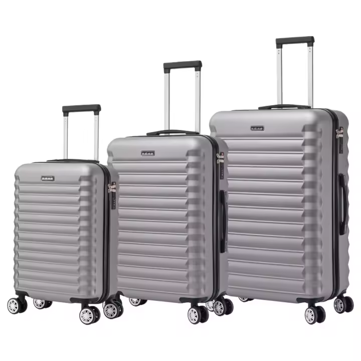 Elegante Conjunto de Maletas de Viaje Carcasa Ligera de ABS, Cerradura Numerica, 4 Ruedas Giratorias 360, Asa Telescópica de Aluminio Set de Maletas Trolley - 1