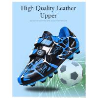 Zapatos de fútbol de la sociedad TF/FG para niños, botas de fútbol escolar, tacos de hierba, zapatillas de fútbol para niño y niña, zapatos de entrenamiento de Futsal al aire libre - details 4