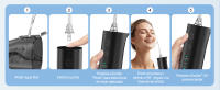 Mornwell-irrigador Oral F29, 3 modos, irrigador Dental con chorro de agua para dientes, recargable, portátil, tanque de agua de 180ML, limpiador de dientes - details 3