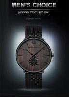 Reloj de Acero Inoxidable Impermeable de Diseño Sencillo Automático, Correa de Cuero, Marca Superior, Elegante para Hombres - details 21