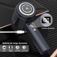 Removedor de pelusa para ropa, Afeitadora eléctrica de tela, eliminador de pellets de pelusa recargable M8 - details 10
