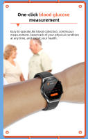 Reloj Inteligente Android iOS ECG, Detección de Enfermedades, Medición de Glucosa al Instante, Seguimiento del Periodo, Pulsómetro, Monitor de Sueño - details 2