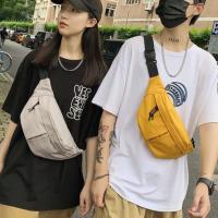 Bolso de pecho de nailon de Color sólido, bolso cruzado multifuncional de gran capacidad para teléfono, bolso cruzado, riñonera de estilo coreano para correr - details 12