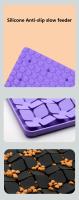 Cuenco de silicona para perros, fuente de alimentación, antideslizante, antichoques, suministros para mascotas, accesorios para mas - details 5