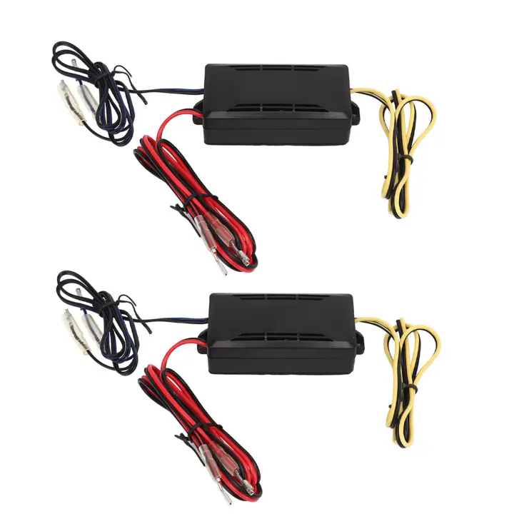 Altavoz cruzado de 2 vías para coche, divisor de frecuencia pasiva de Audio, 12V, mejora la flacidez de graves, herramienta de mejora de sonido, 2 uds. - 1