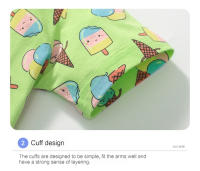 Traje de manga corta con estampado de punto para niños, algodón, verano, nuevo - details 9