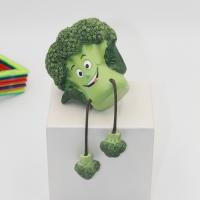 Figura de frutas y verduras de dibujos animados, brócoli, patatas, artesanías de resina, zanahorias, adornos de escritorio, artesanía, estatua de verdura bonita, regalo - details 13