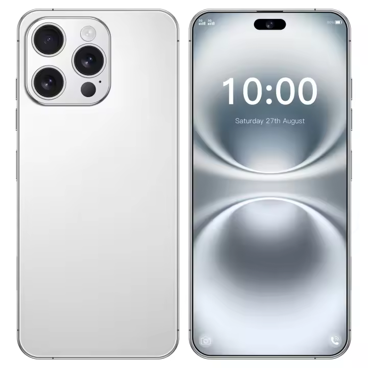Teléfono celular 2025 Nuevo i16 Pro Max Pantalla HD de 7.3 pulgadas Cámara de 72MP+108MP Snapdragon8 Gen 3 8000mAh Dual SIM Smartphone 5G - 1