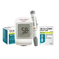 (EXP: máximo) Roche ACCU Instant Diabetes Check Glucose ACCU Medidor de glucosa Tira de glucosa Aguja de muestreo de sangre gratuita - details 10