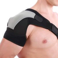 Hombrera deportiva para hombres y mujeres, manguito rotador roto, tendinitis, dislocación, envoltura de manga de compresión de hombro de neopreno - details 6