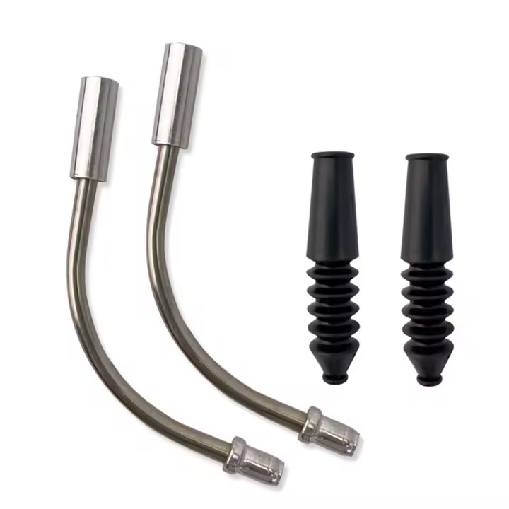 Tubo de curva de freno en V para bicicleta, cubierta protectora de línea de freno, cubierta antipolvo - 1