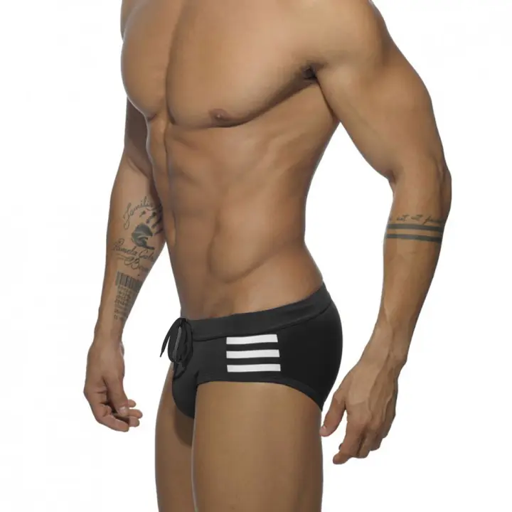 Calzoncillos Nation xer para hombre, pantalones cortos a rayas, traje de baño deportivo para surfear en la playa, aguas termales - 1