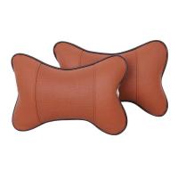 Bolso de cuello de cuero PU BUNO Alivio del dolor de cabeza Almohada universal llena de fibra - details 7