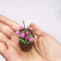 1/12 casa de muñecas en miniatura planta wer Pot muebles modelos hogar rs - details 3