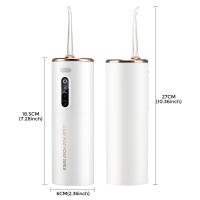 Irrigador Bucal Eléctrico Limpiador Dental de Agua con Estomada Giratoria 360 - details 27