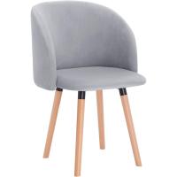 Terciopelo, Sillón Ergonómico con Respaldo y Brazos para Salón y Dormitorio, Estilo Nórdico, Patas de Madera - details 3
