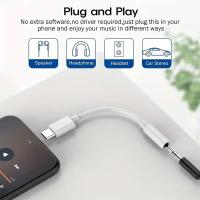 Adaptador De Auriculares USB Tipo C a 3.5mm Jack Cable De Audio USB-C Para iPhone 15 pro MAX Samsung Galaxy Huawei Xiaomi Convertidor De Conector - details 10