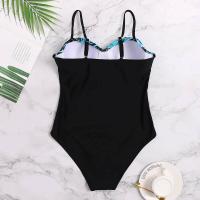 Trajes de baño de una pieza con estampado floral para mujer, traje de baño cerrado de talla grande, con elevador, para piscina y playa - details 19