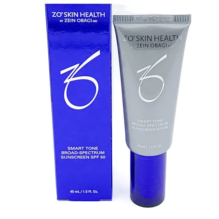 ZO Salud de la piel |   Protector solar Smart Tone para rostro con protección SPF 50 |   Protector solar de amplio espectro SPF 50 - 1