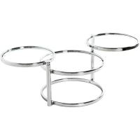 café cromo, Metal, cristal de seguridad - Dim. : AN 58-140 cm x AL 43 cm x P 50 cm, Estilo: Moderno - details 0