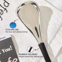 Rodillo de acero inoxidable para cuidado de la piel, palitos de Crio para cara y ojos, suministros de esteticista, rodillo frío para Spa de refrigeración - details 4