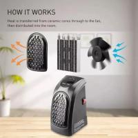 Calefactor de Habitación Eléctrico 400W Mini Portátil para Hogar Calentador de Pared Radiador para Invierno Oficina - details 2